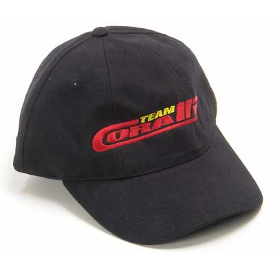 Team CORALLY CAP, Black with embroidery,No.90040