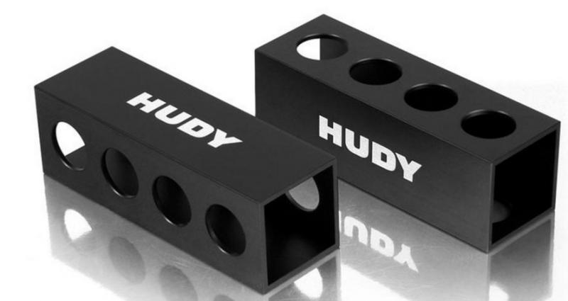 HUDY Chassis Droop Gauge Support Blocks 30mm 1/8 Off-Road, 107704