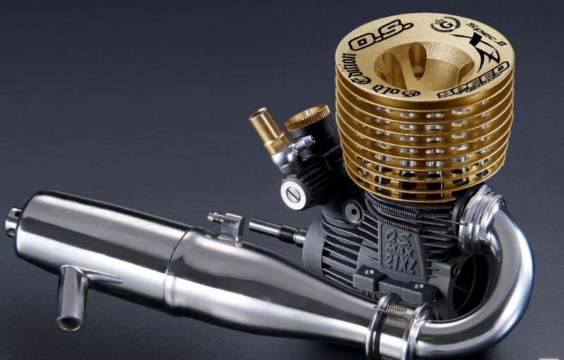 O.S. Speed 21 XZ-B Spec II Gold Edition Nitro Engine, 1217B