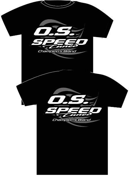 O.S.SPEED T-SHIRT 2015 BLACK (L)