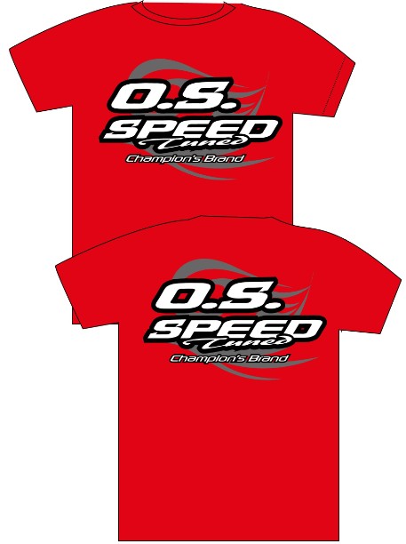 O.S. SPEED T-SHIRT 2015 RED (XL)
