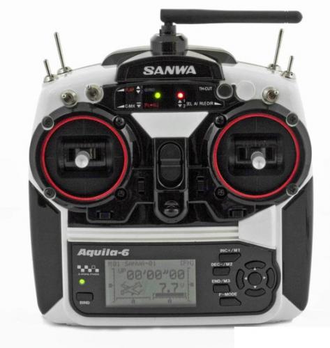 SANWA AQUILA 6-Channel 2.4GHz FHSS-1 Aircraft Radio System