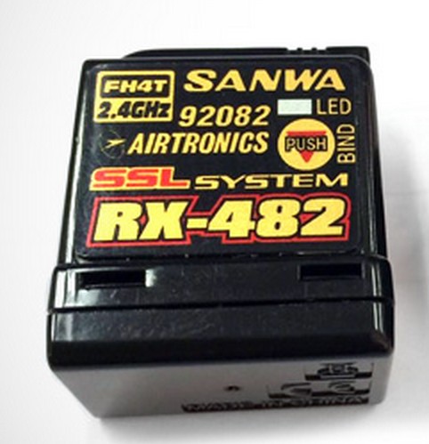 Sanwa RX-482 2.4Ghz FHSS-4 BUILT-IN ANTENNA