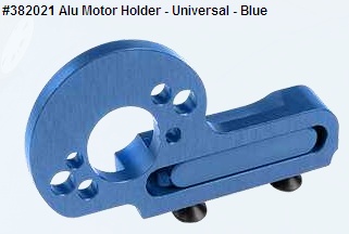 Alu Motor Holder - Universal - Blue