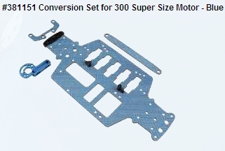 Conversion Set for 300 Super Size Motor - Blue