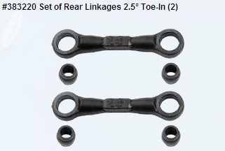 Set of Rear Linkages 2.5° Toe-In (2)